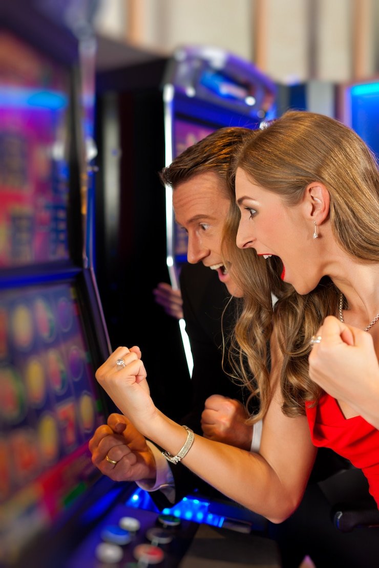 Multi-camera live-dealer studio with croupier and gaming table on slot freebet platform